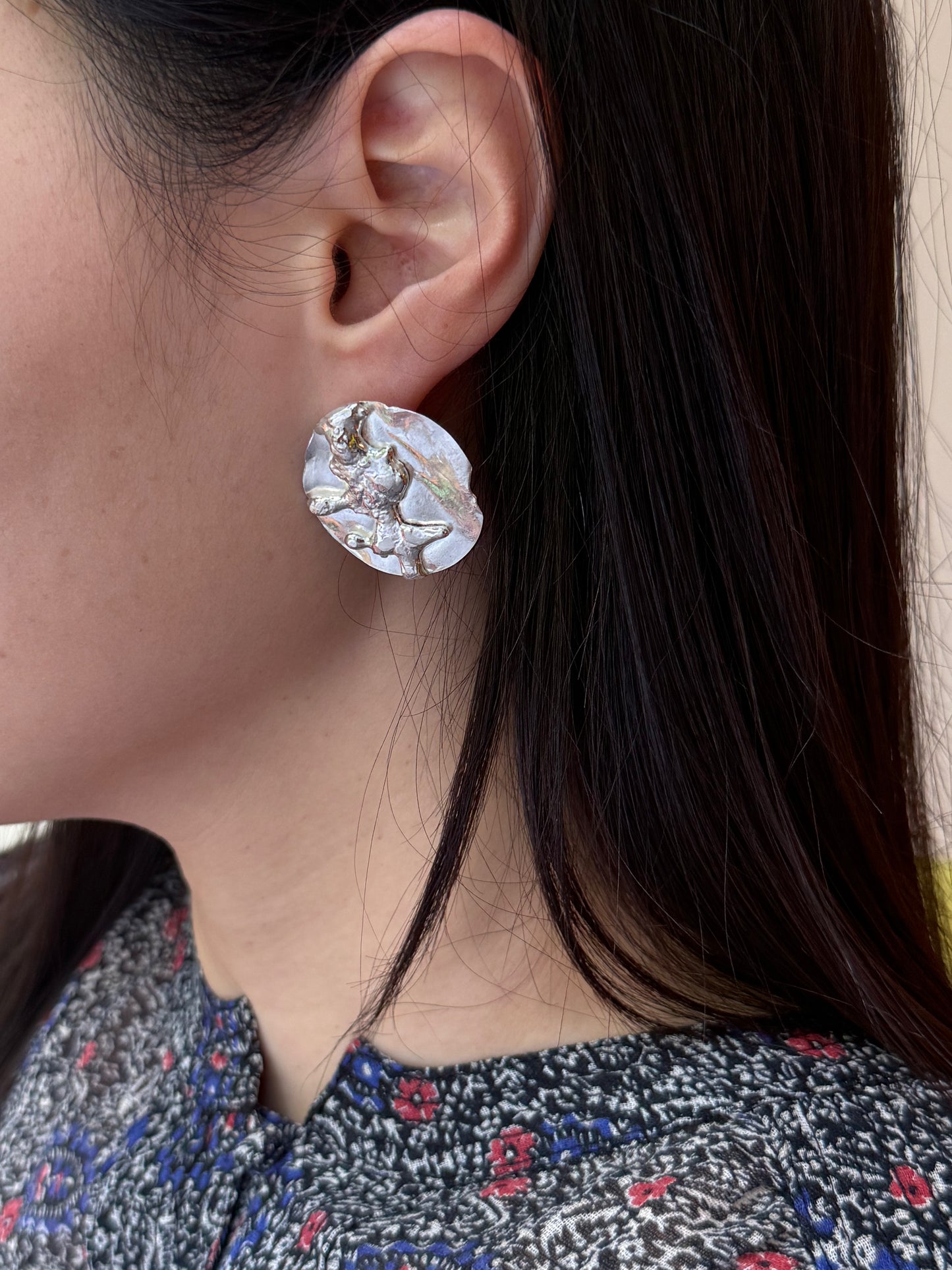Asymmetric Roman Earrings