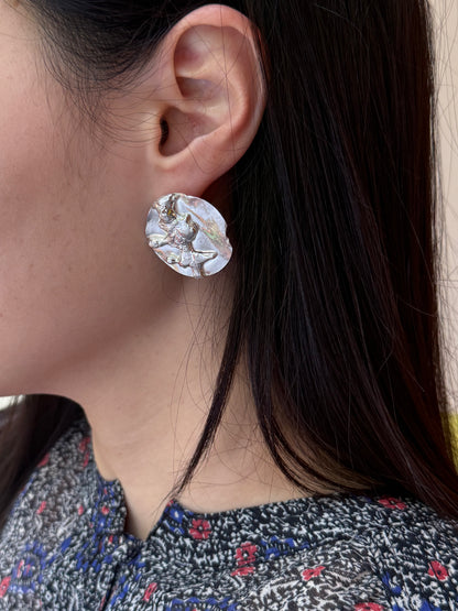 Asymmetric Roman Earrings
