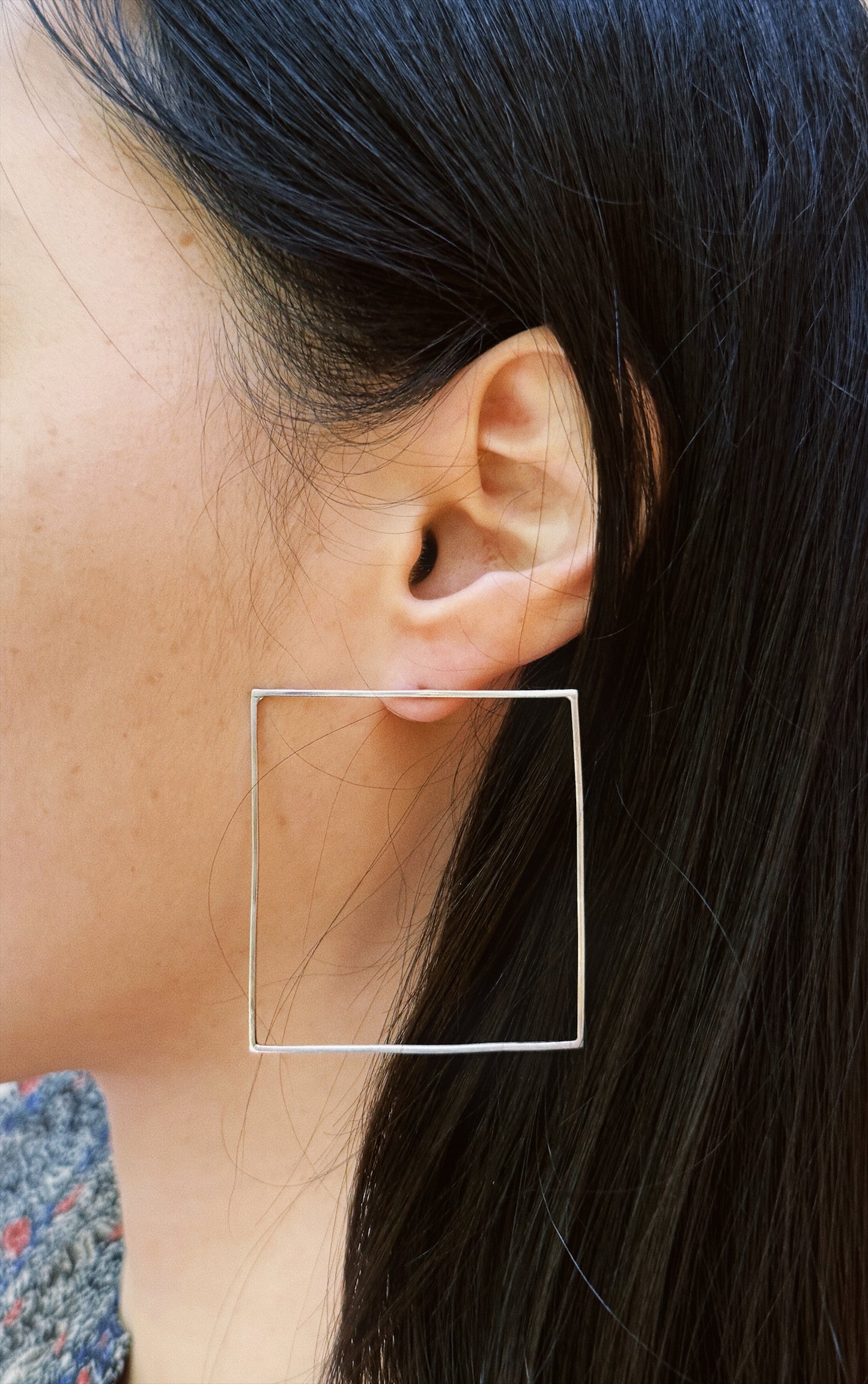 Air Hoops Asymmetrical  Earrings