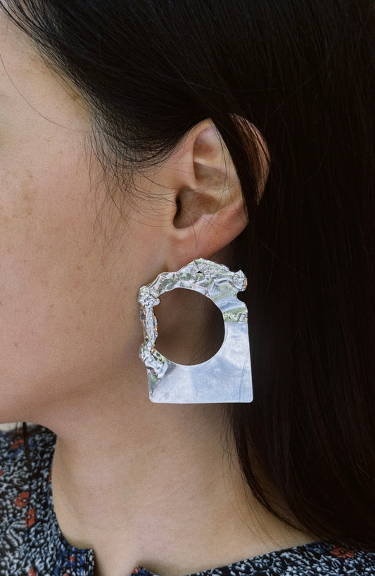 Asymmetric Roman Earrings