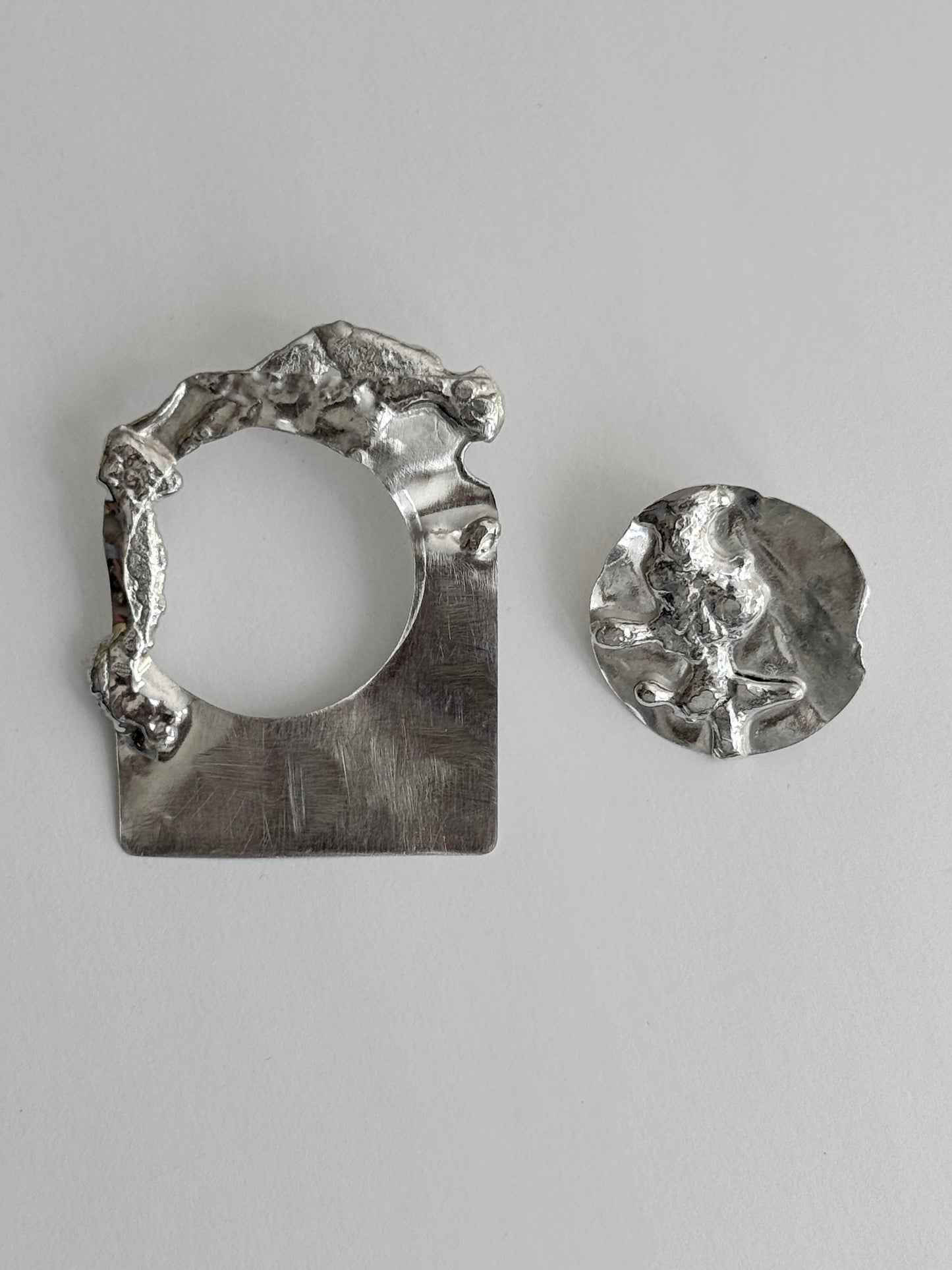 Asymmetric Roman Earrings