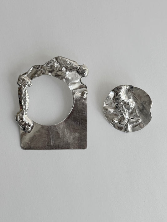 Asymmetric Roman Earrings